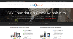 Desktop Screenshot of diyfoundationcrackrepairkit.com