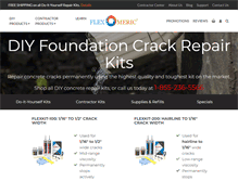 Tablet Screenshot of diyfoundationcrackrepairkit.com